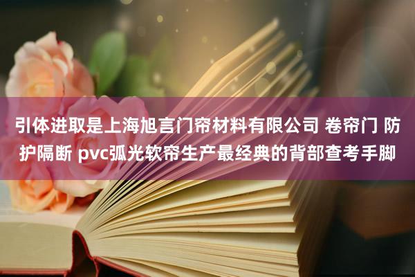 引体进取是上海旭言门帘材料有限公司 卷帘门 防护隔断 pvc弧光软帘生产最经典的背部查考手脚